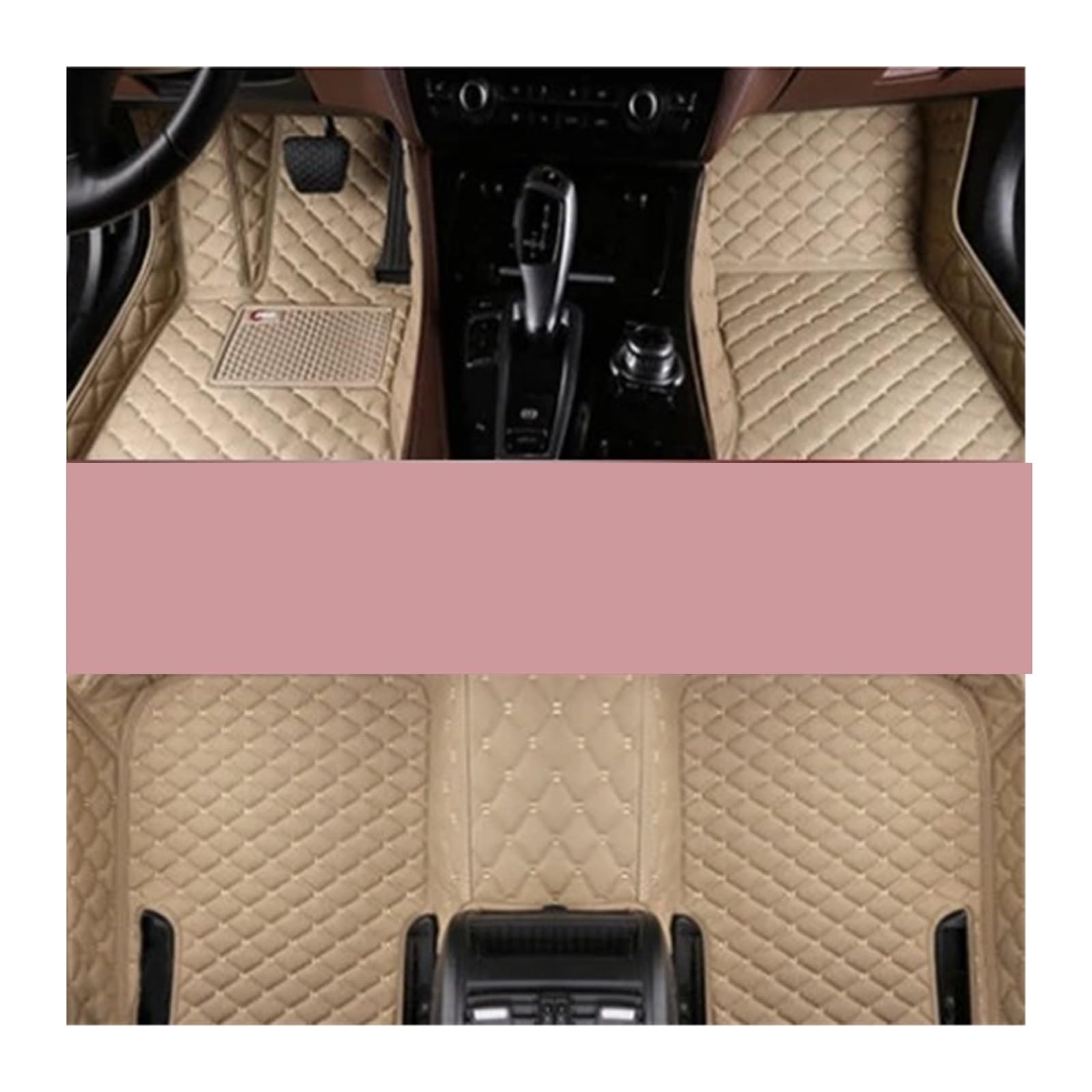 Auto Kofferraummatte Für Nissan Für Teana Für Altima J32 2008 2009 2010 2011 2012 3D Heavy Duty Alle Wetter Schutz Auto Zubehör Teppich Auto Fußmatten Kofferraummatten(Beige) von CEXBIRC