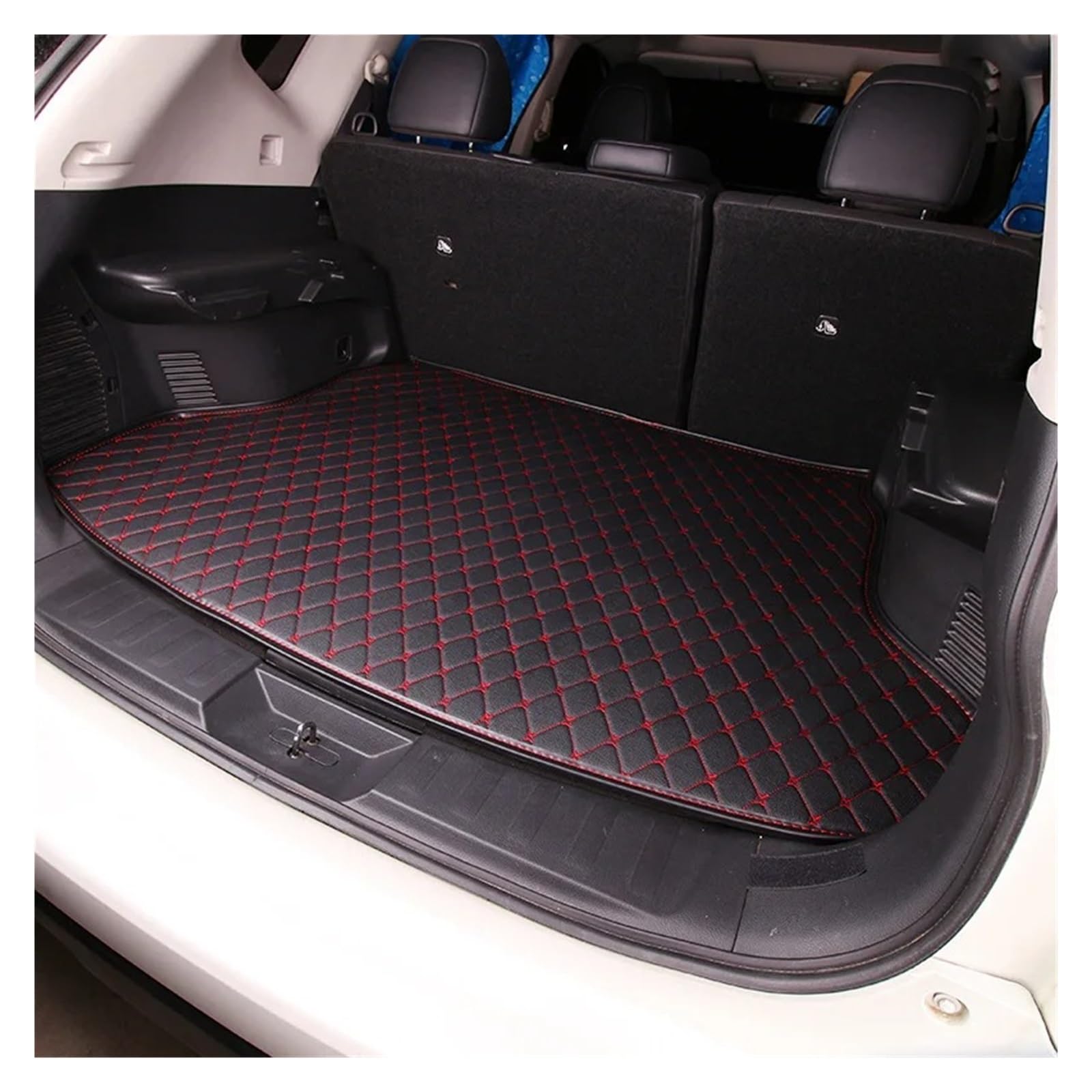 Auto Kofferraummatte Für X3 F25 Custom Auto Auto Zubehör Stamm Stiefel Matten Pad Innen Automovil wasserdichte Leder Styling Kofferraummatten(Color 2) von CEXBIRC