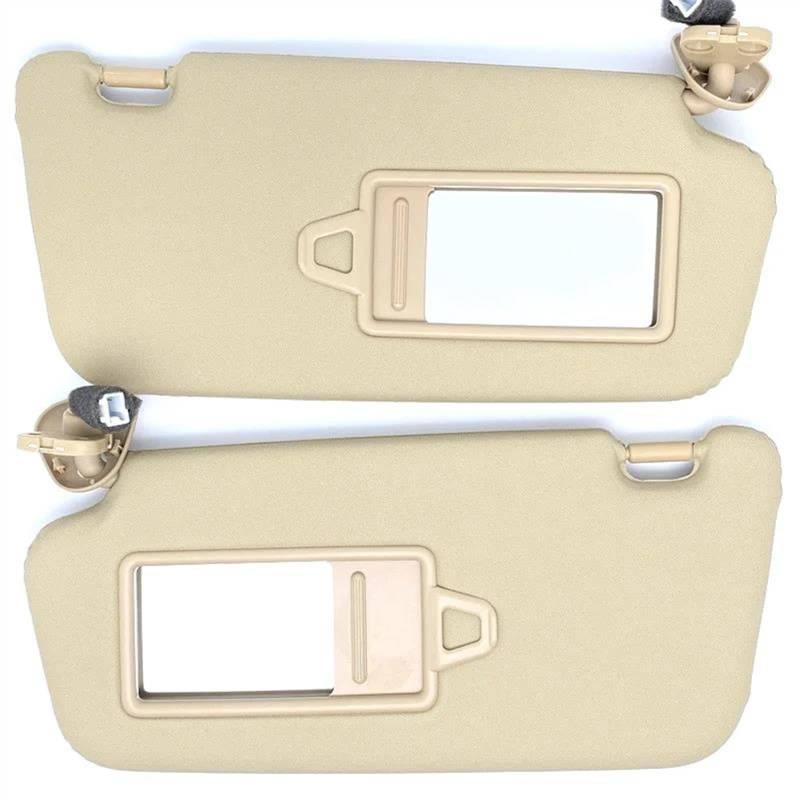 Auto Sonnenschutz Sonnenblende Sonnenschirm Montage Sonnenblende Assy 852101E860XU 852201E860XU Für Hyundai Für Accent 2006 2007 Auto Sonnenblende(Beige Pair) von CEXBIRC