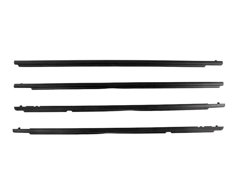 Autotür Dichtungsstreifen 4 Teile/Satz Auto Gummi Dichtung Gürtel Fenster Dichtungs Moulding Trim Für Toyota Für Corolla 2009 2010 2011 2012 Autofensterdichtungen(4 Pieces-Black) von CEXBIRC