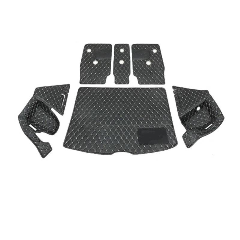 Kofferraum Schutzmatte Für Für Mini Für Cooper S F54 Für Clubman Auto-Kofferraummatte Zubehör Komplett Eingewickeltes Schutzpolster Auto-Styling Kofferraumwanne Set(A Black 1set) von CEXBIRC