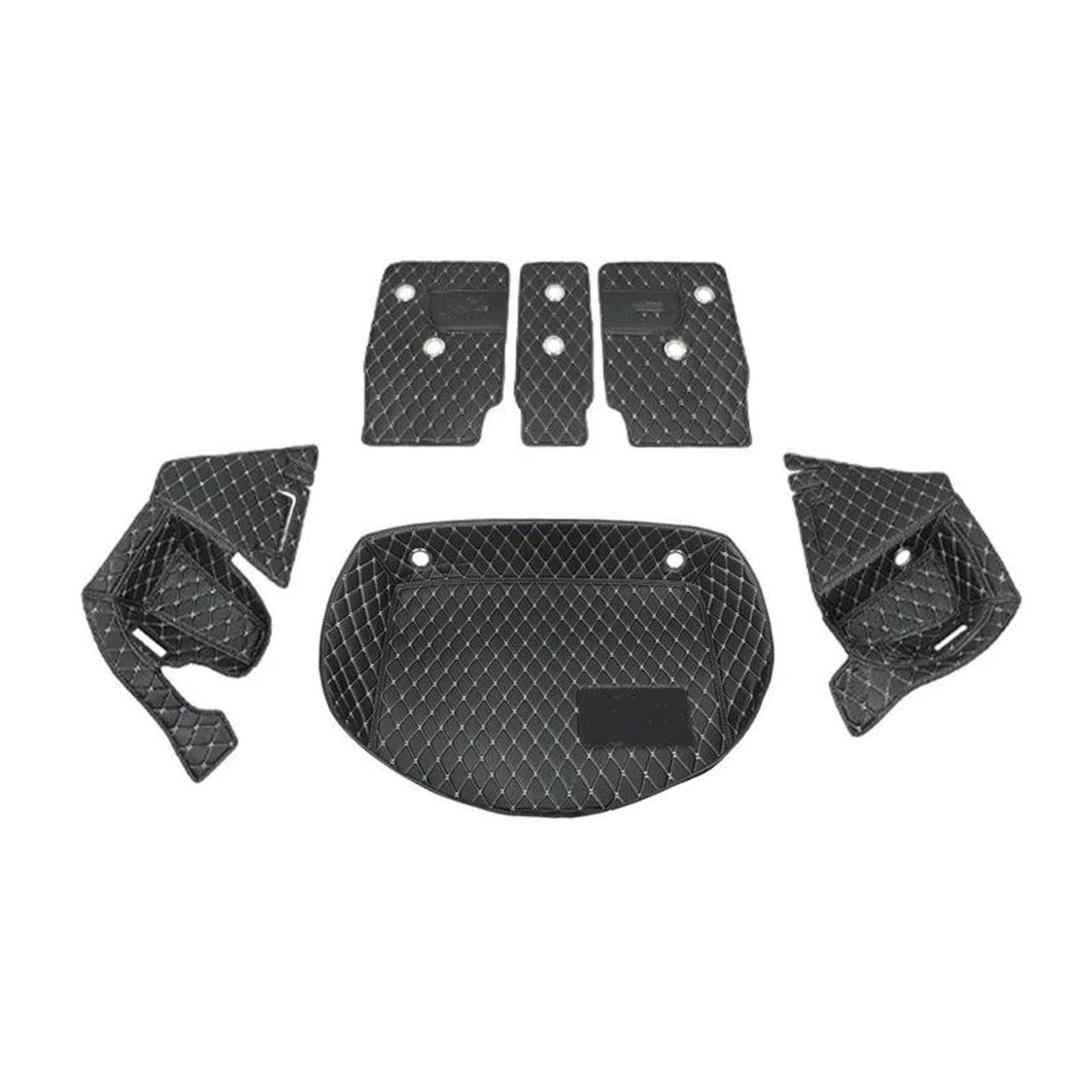 Kofferraum Schutzmatte Für Für Mini Für Cooper S F54 Für Clubman Auto-Kofferraummatte Zubehör Komplett Eingewickeltes Schutzpolster Auto-Styling Kofferraumwanne Set(B Black 1 Set) von CEXBIRC