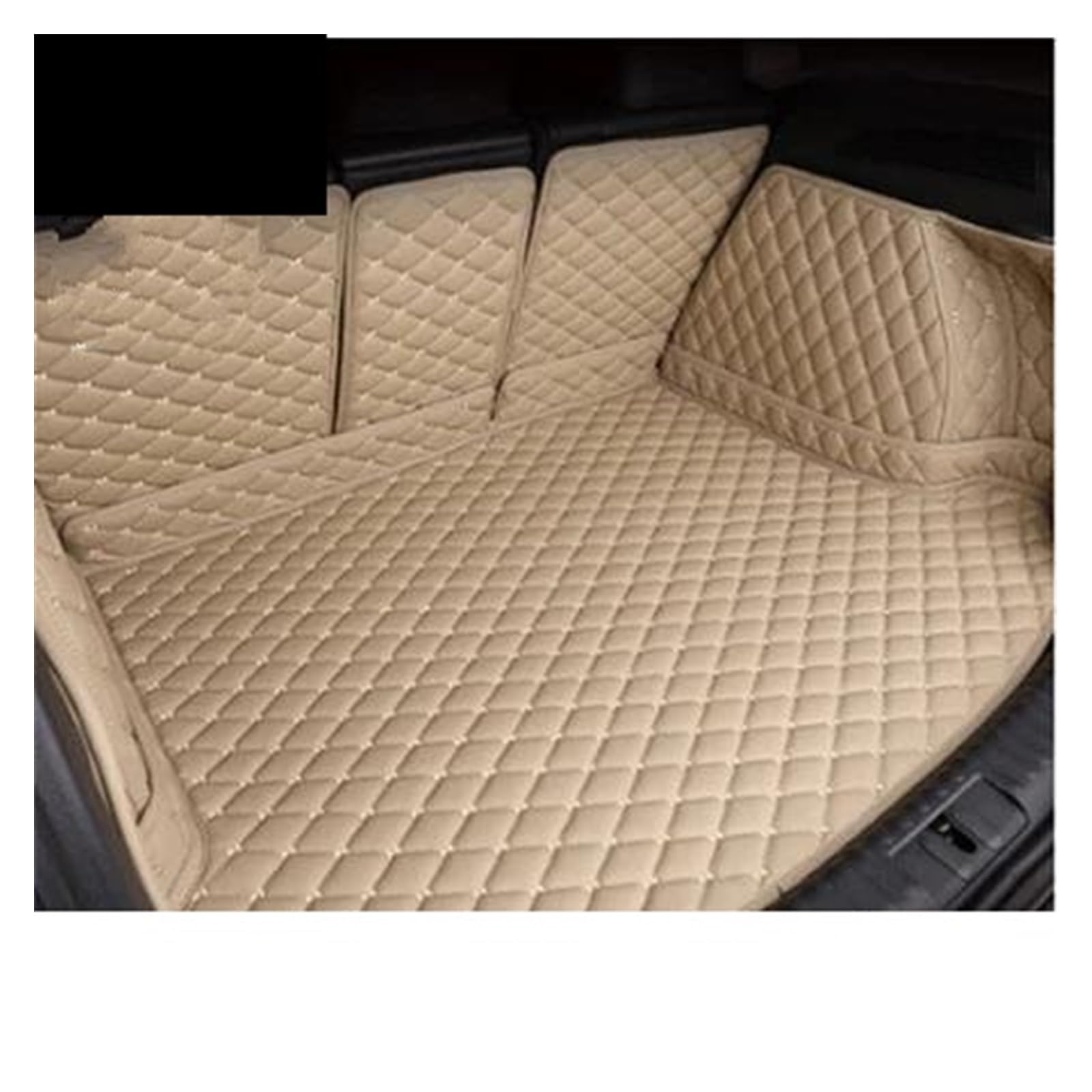 Kofferraum Schutzmatte Für Nissan Für Murano 2015 2016 2017 2018 2019 Cargo-Liner Zubehör Innenausstattung Kofferraummatte Aus Leder Kofferraumwanne Set(Beige,B) von CEXBIRC