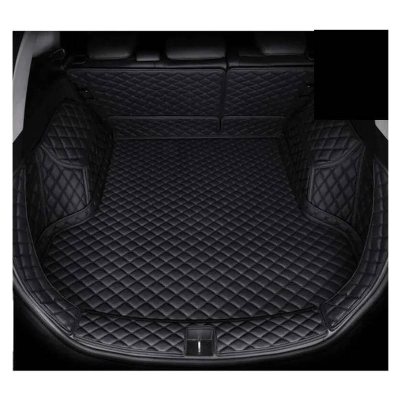 Kofferraum Schutzmatte Für Nissan Für Qashqai J11 2008 2009 2010 2011 2012 2013 2014 2015 Auto Fracht Hinten Boot Liner Stamm Matten Teppiche Teppiche Innenräume Kofferraumwanne Set(All Black) von CEXBIRC