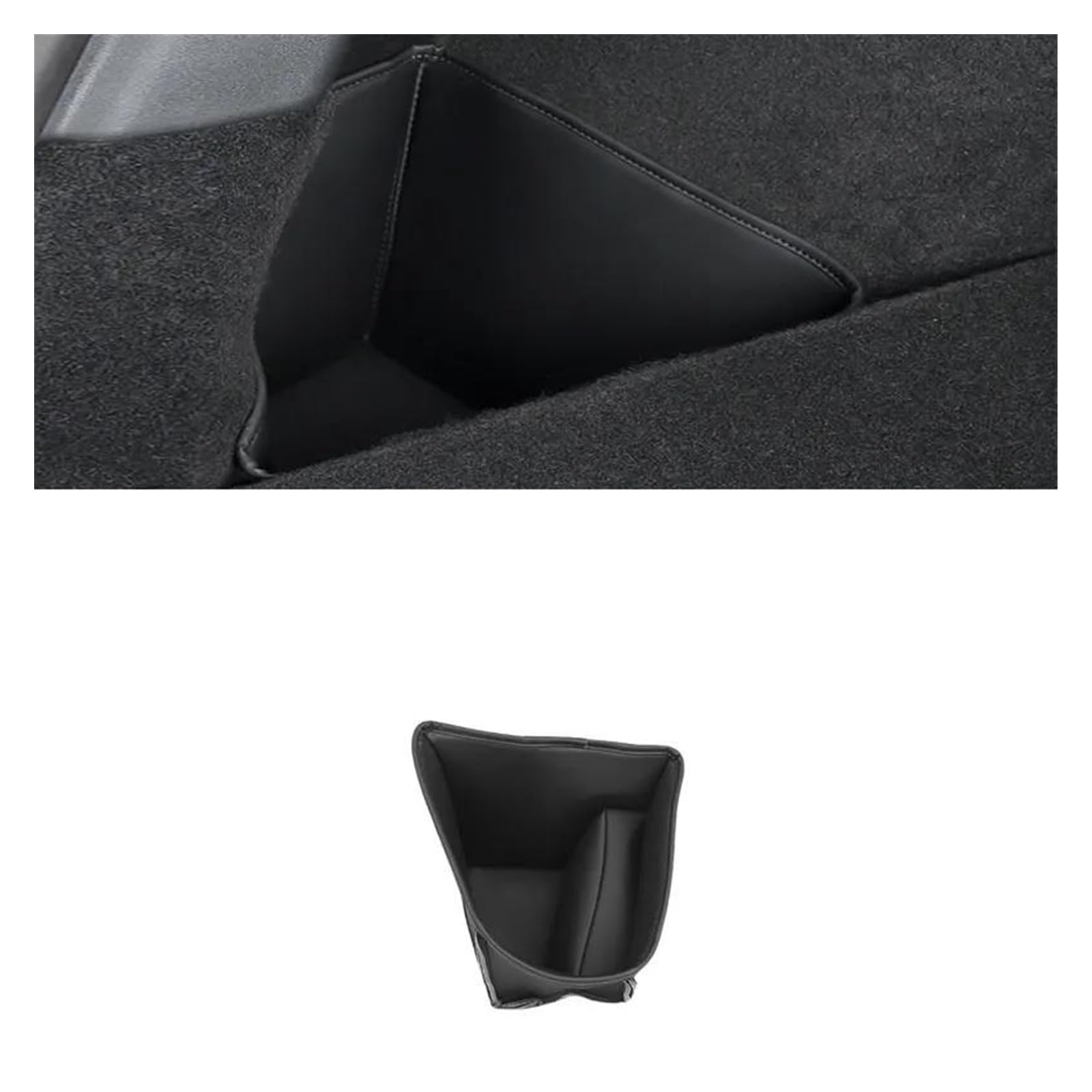 Kofferraum Schutzmatte Für Tesla Modell 3 2021-2022 Auto Leder Volle Encirculation Trunk Pad Vorne Hinten Kofferraum Matte Innen Dekoration Zubehör Kofferraumwanne Set(Trunk Side Pad) von CEXBIRC