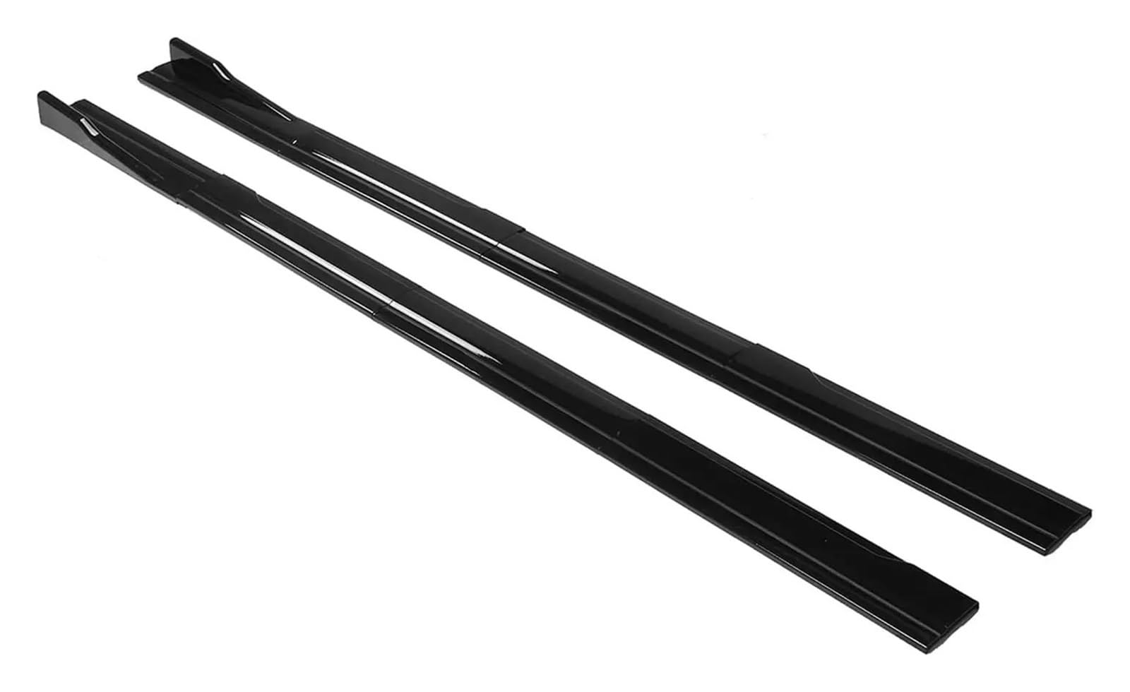 Seitenrock 2,2M Seitenschwellerverlängerungen Autoseitenschweller Winglet-Splitter-Lippe Für Nissan Für SENTRA Für Altima Für Maxima 300Z 350Z 370Z Alle Modelle Splitter(Glossy Black) von CEXBIRC