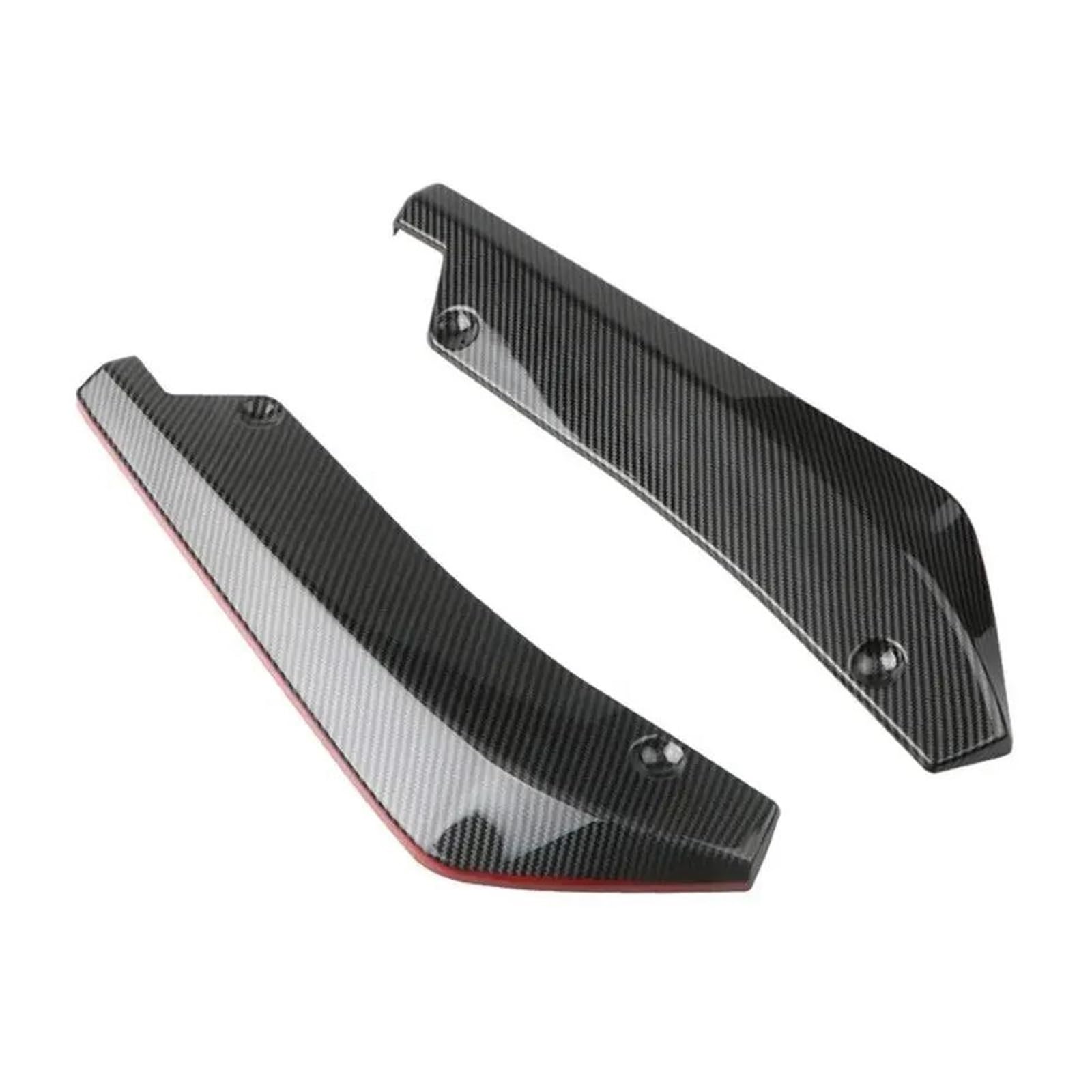 Seitenrock 2 STÜCKE Auto Hintere Stoßstange Lippe Ecke Spoiler Diffusor Winglets Seitenschweller Splitter Für F30 F80 M3 F82 320i 325i 330i 335i 340i Splitter(Carbon and Red) von CEXBIRC