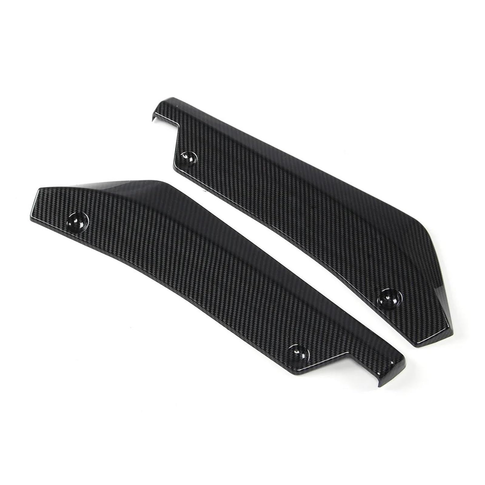 Seitenrock 2 STÜCKE Auto Hintere Stoßstange Lippe Ecke Spoiler Diffusor Winglets Seitenschweller Splitter Für F30 F80 M3 F82 320i 325i 330i 335i 340i Splitter(Kohlefaser-Optik) von CEXBIRC