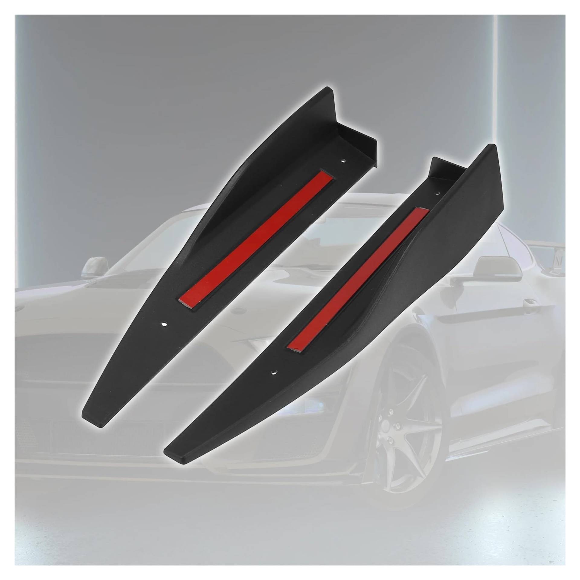 Seitenrock 2 Stück Für Ford Für Mustang Für Roush 2015 2016 2017 2018 2019 Auto Seitenschweller Spoiler Auto Flügel Splitter Schwarz Splitter von CEXBIRC