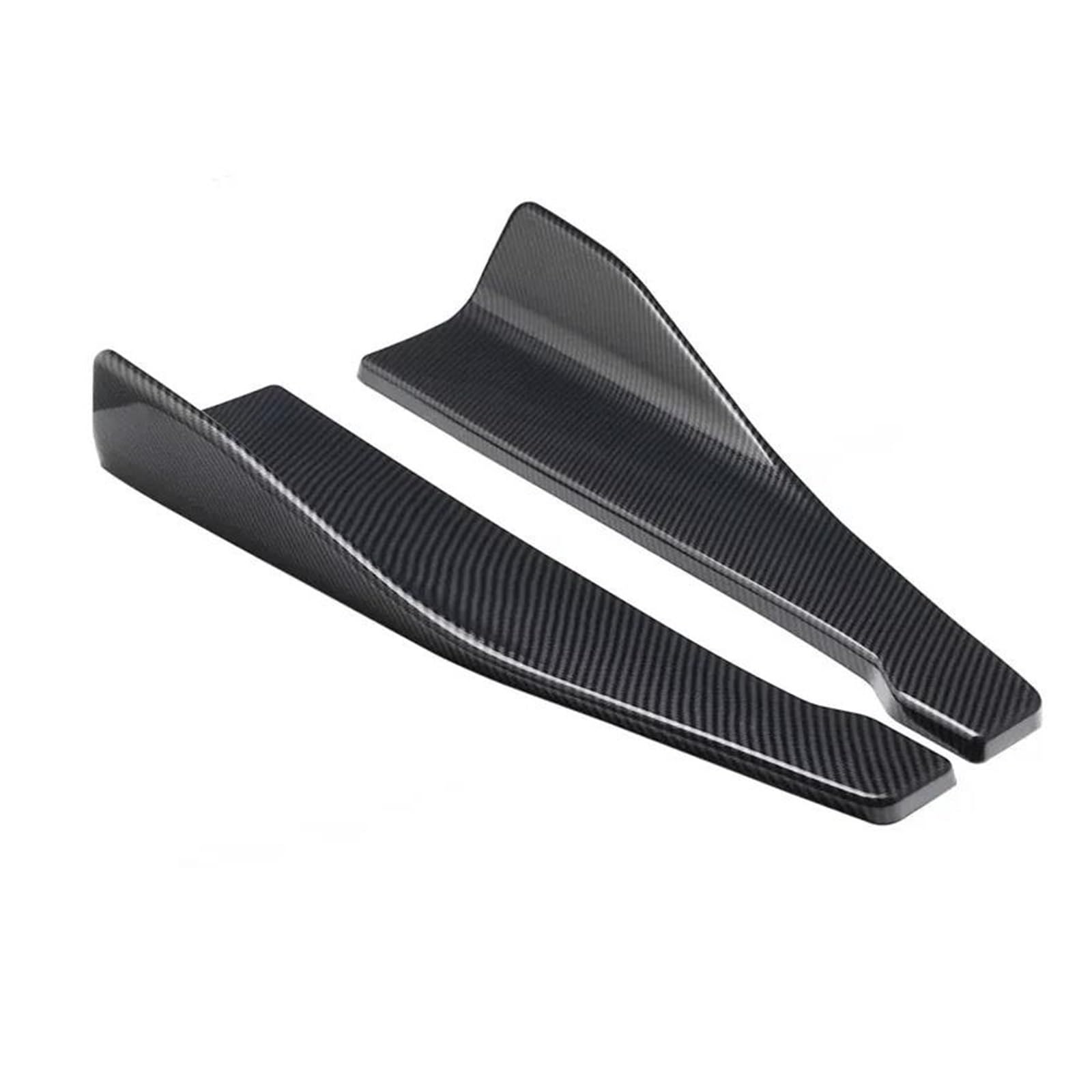 Seitenrock 48CM Für Peugeot 206 Seitenschweller Für Autos Universal Bumper Spoiler Splitter Extensions Splitter(Carbon) von CEXBIRC