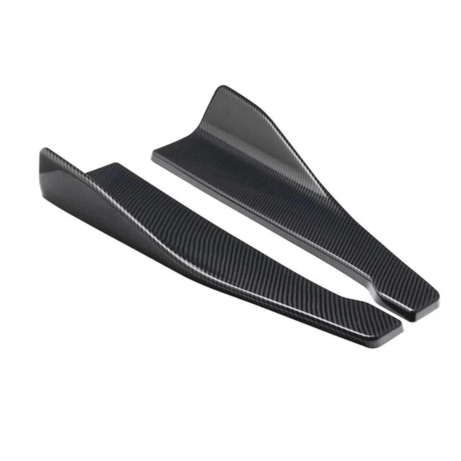 Seitenrock 48CM Für VW Für Golf Seitenschweller Für Autos Universal Bumper Spoiler Splitter Extensions Splitter(Carbon Fiber Pattern) von CEXBIRC