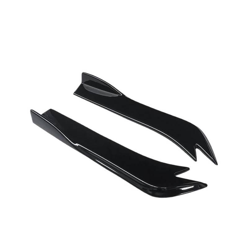 Seitenrock Auto Heckstoßstange Splitter Schürzen Kofferraumlippe Spoiler Flügel Diffusor Wickelwinkelschutz Für Toyota Für Reiz Für Mark X 2005-2019 Splitter(Gloss Black) von CEXBIRC