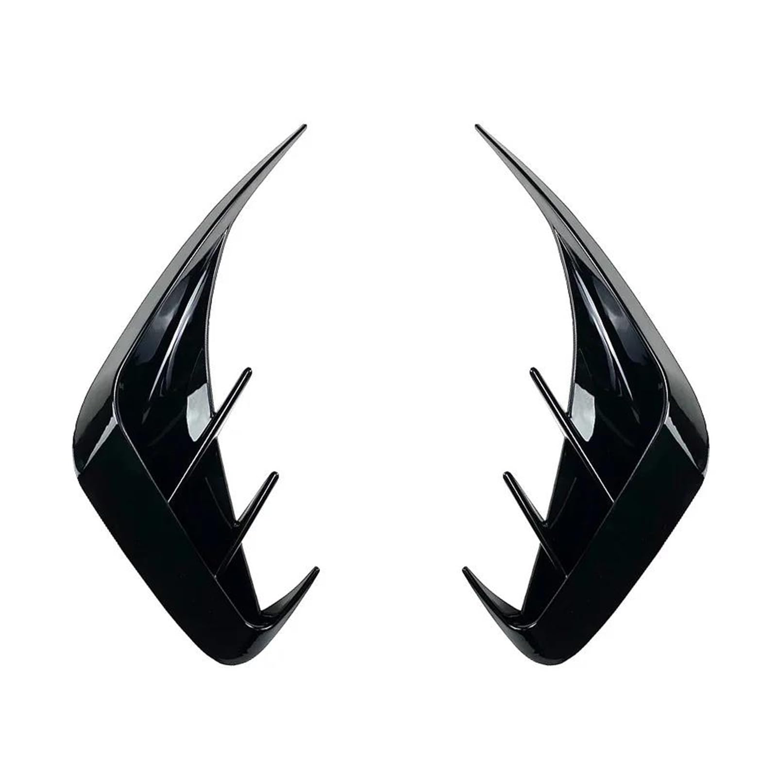 Seitenrock Auto Hintere Stoßstange Lip Spoiler Air Vent Outlet Abdeckung Trim Für 3 Serie G20 Sport 320e 330e 318i 320i 325i 330i 340i 2019-2022 Splitter(Glossy Black) von CEXBIRC