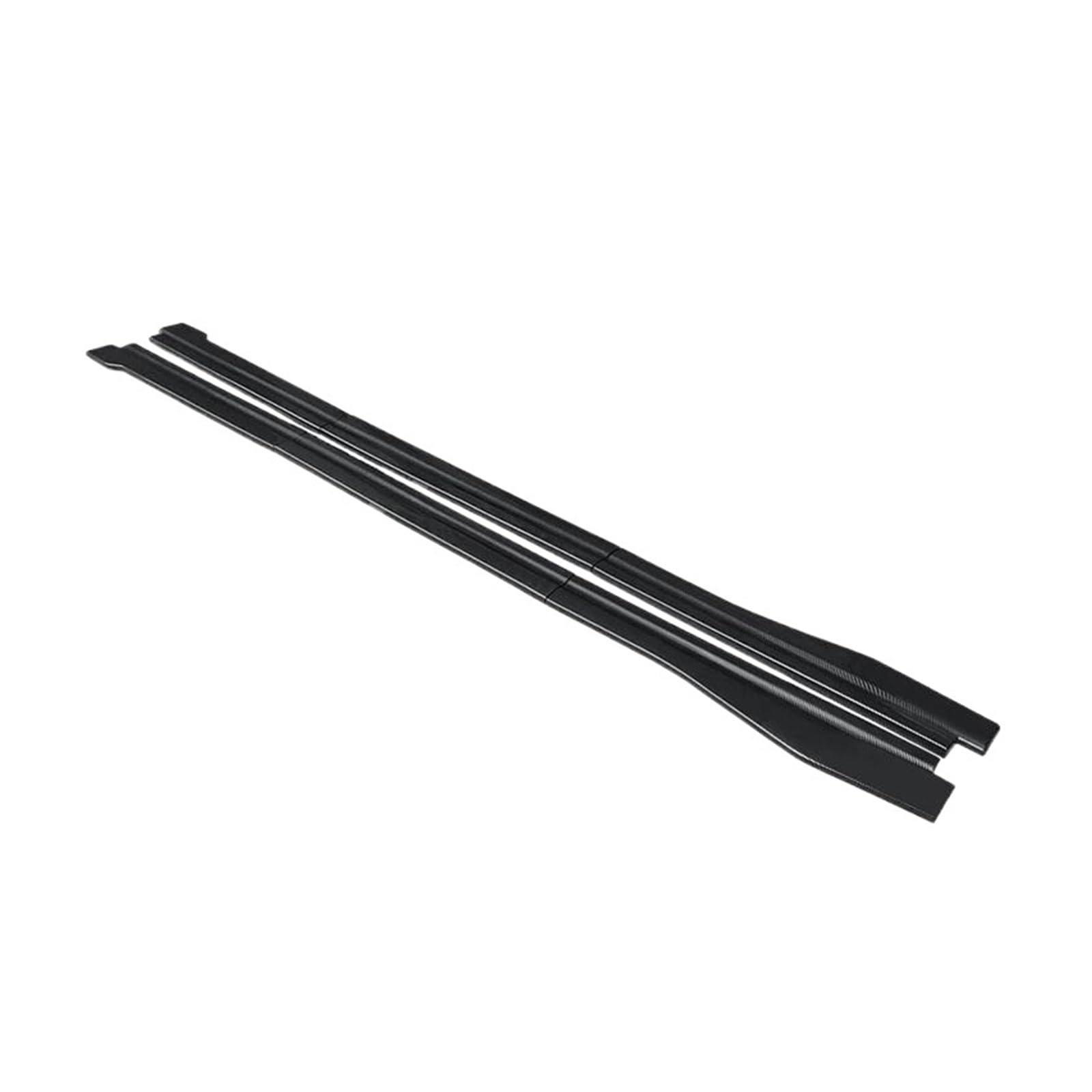 Seitenrock Für Benz Für C-Klasse W204 C63 2007-2014 Seitenschweller-Kit Aus Kohlefaser-Optik Lippenverkleidung Spoiler Autozubehör Splitter(Kohlefaser-Optik) von CEXBIRC