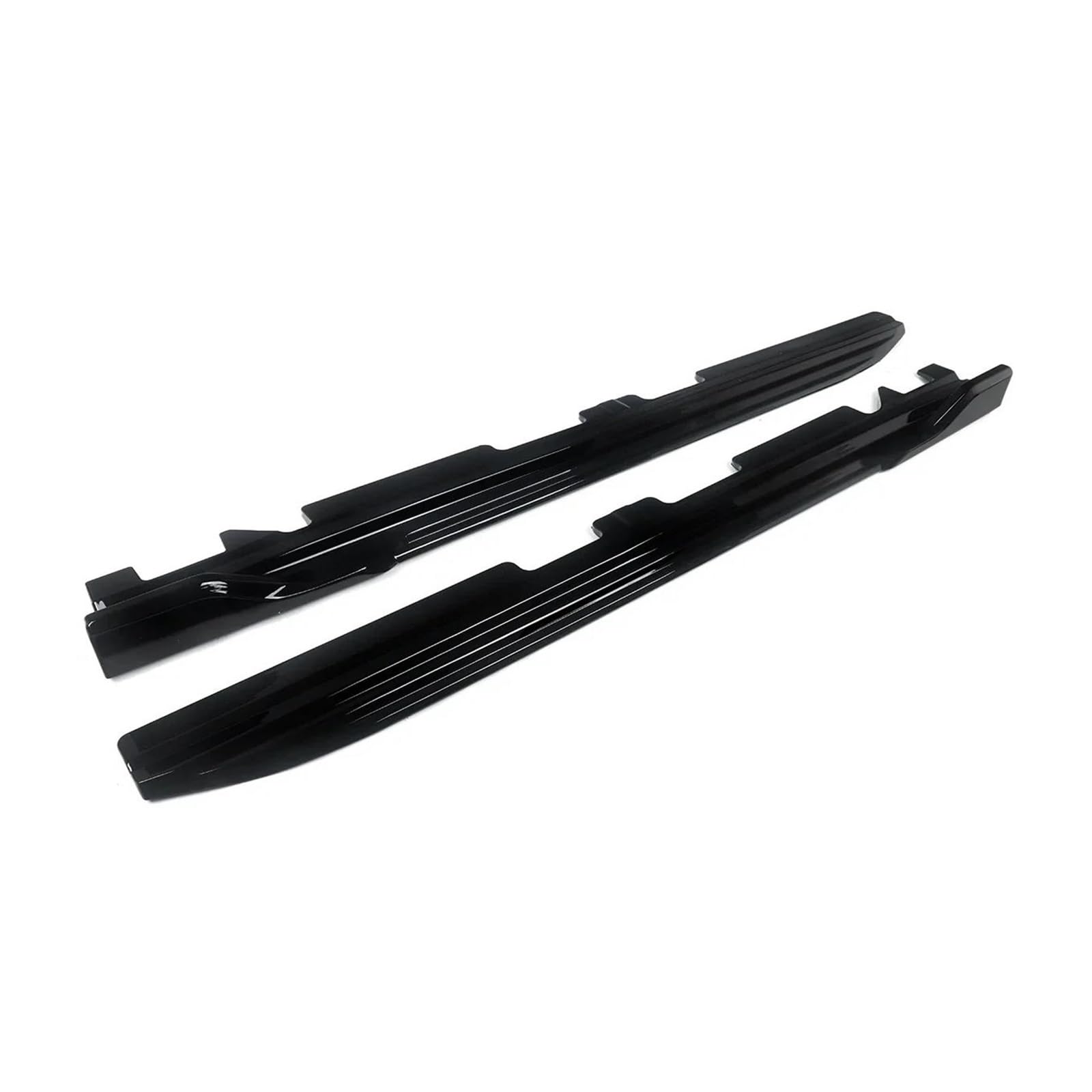 Seitenrock Für X3 X4 G01 G02 2018-2023 Carbon Side Röcke Schürzen Rocker Panel Lip Splitter Spoiler ABS Auto Body Kits Zubehör Splitter(ABS Black) von CEXBIRC