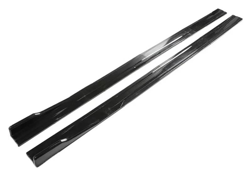 Seitenrock Seitenschwellerverlängerungen Für Auto-Seitenschweller-Splitter Diffusor-Winglet-Flügel – Für Toyota Für Corolla Für Camry Für Sienna 86 Für Scion F R-S Splitter(Glossy Black) von CEXBIRC