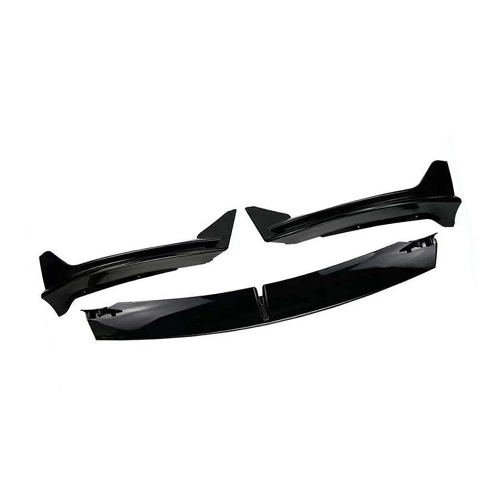 Spoilerlippe 3PCS Auto Front Stoßfänger Lippen ABS Spoiler Splitter Diffusor Zubehör Für Tesla Für Modell 3 2017-2023 Für Modell Y 2020-2023 Splitter(Y Glossy Black) von CEXBIRC