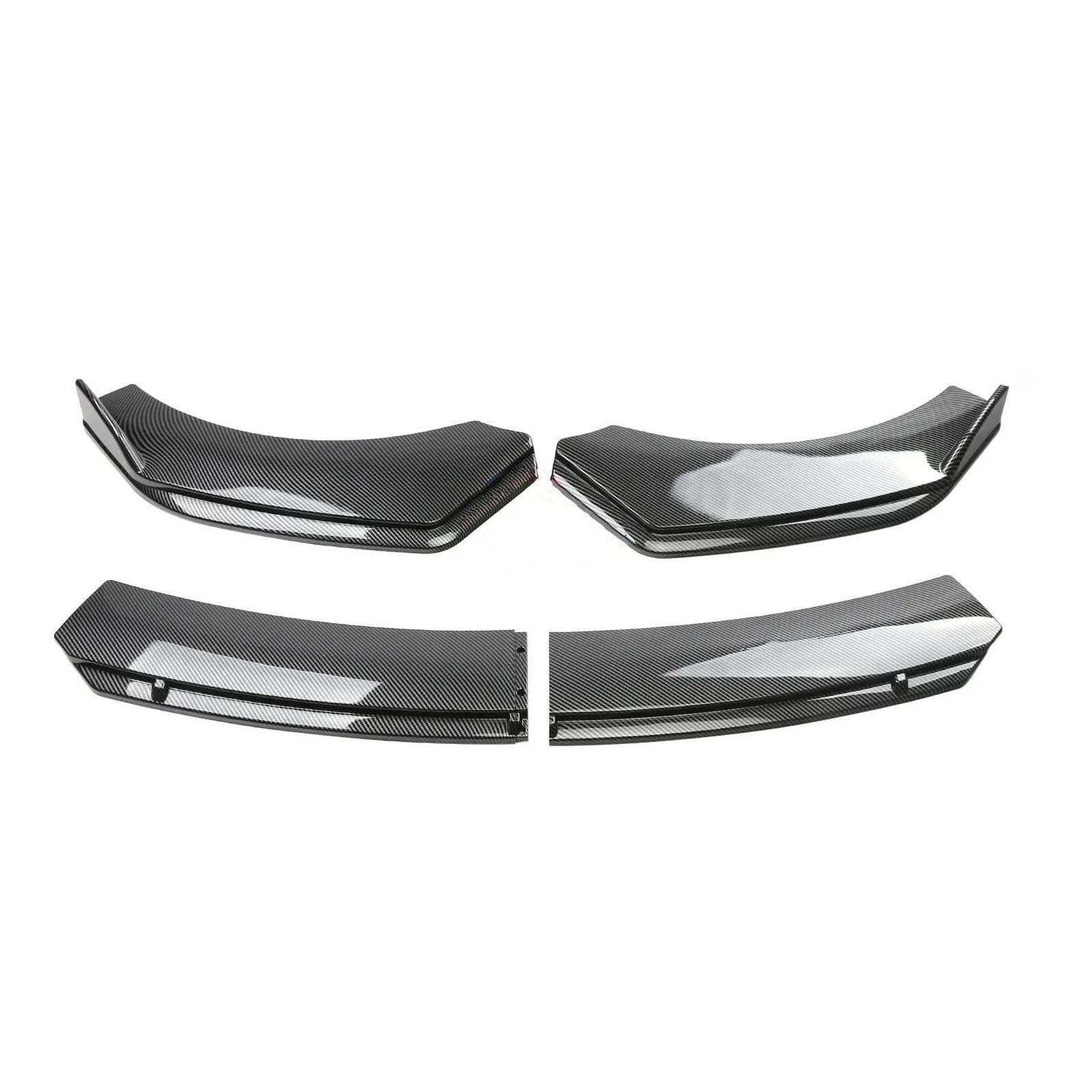 Spoilerlippe Auto-Front-Körper-Stoßfänger-Spolierlippe Kinn-Diffusor Splitter Air Dam Kit Schutzabdeckung Für Panamera 970 971 2009-2022 Splitter(Kohlefaser) von CEXBIRC