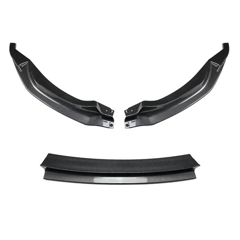 Spoilerlippe Auto Front Stoßstange Splitter Lip Diffusor Body Kit Spoiler Schutz Für 3 Serie M3 F80 4 Serie M4 F82 F83 2015-2020 Glanz Schwarz Splitter(Carbon Look) von CEXBIRC