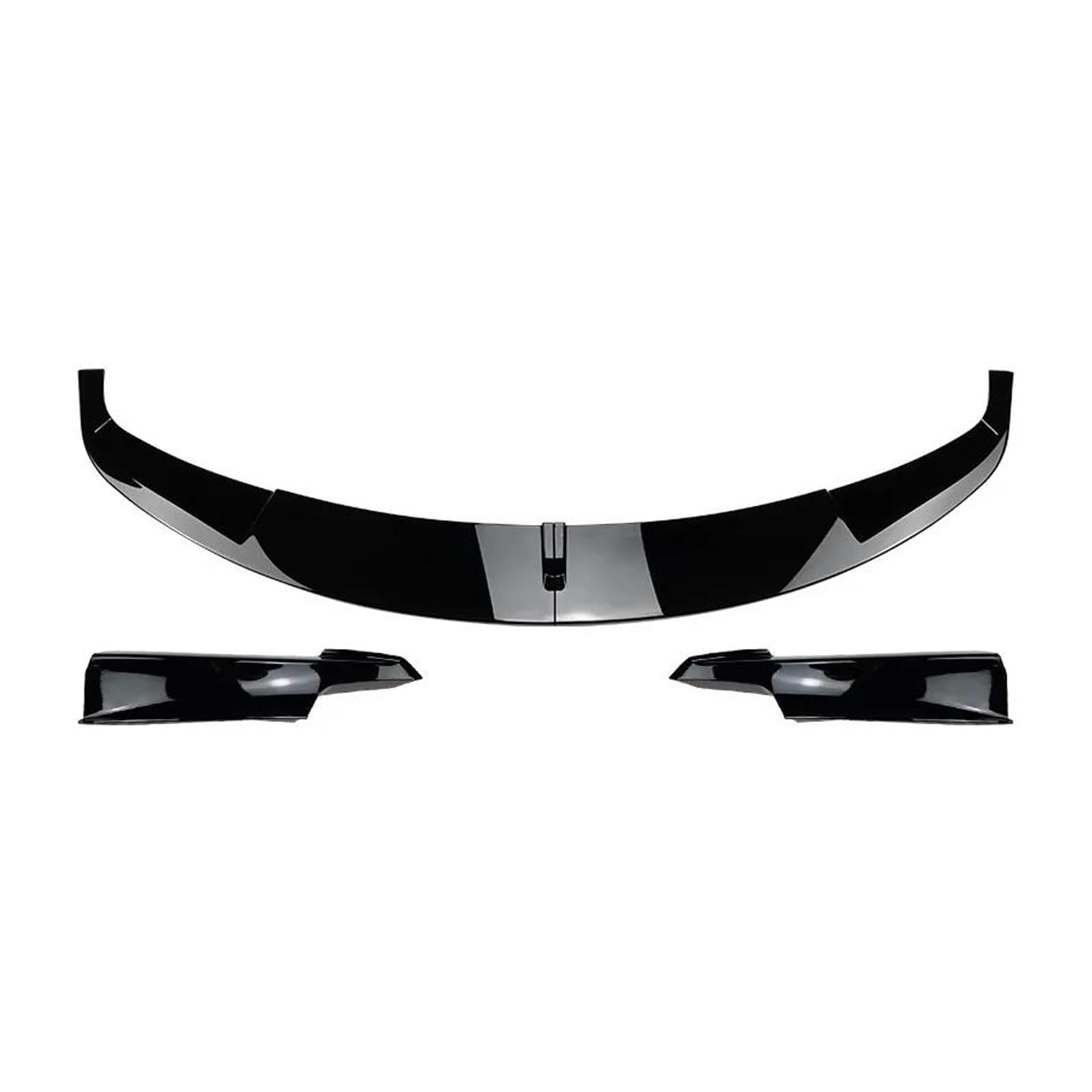 Spoilerlippe Front Stoßstange Splitter Lip Schaufel Diffusor Spoiler Schutz Abdeckung Kit Für 3 Serie F30 F31 Tech 320i 2013-2019 Splitter(Gloss Black) von CEXBIRC