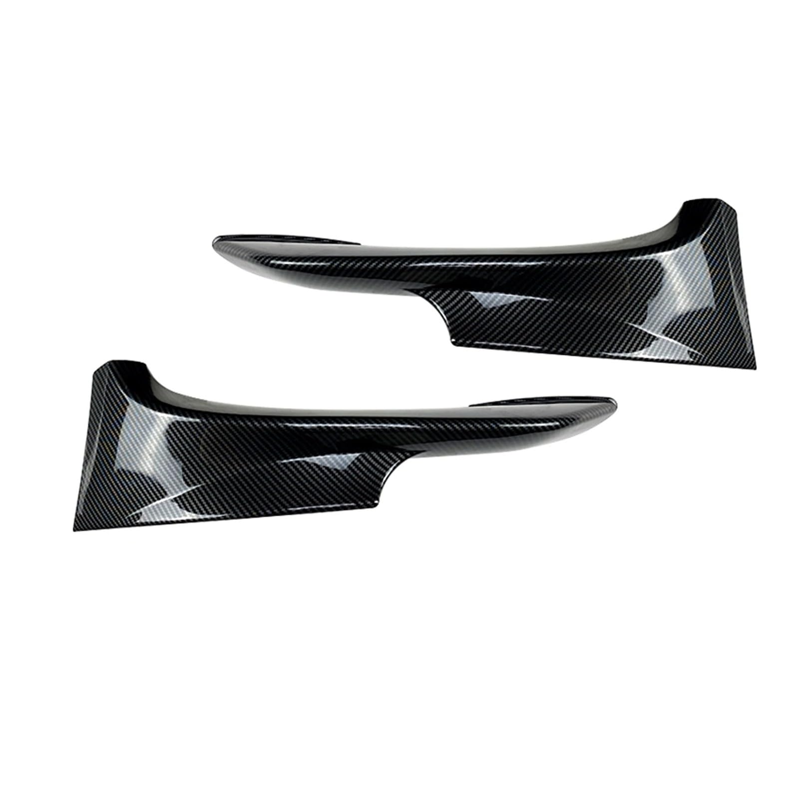 Spoilerlippe Frontstoßstangen-Seitensplitter-Abdeckung Auto-Entlüftungs-Einlass Unterer Spoiler Canards Für 3er-Serie E92 E93 LCI Für Sport 2010–2014 Splitter(Kohlefaser-Optik) von CEXBIRC