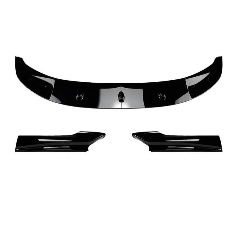 Spoilerlippe Für 5 Series F10 F11 Sport 2011-2017 Auto Vorderen Stoßfänger Lip Spoiler Diffusor Splitter Körper Kit Schürzen Abdeckung Schutz Trim Splitter(Glossy Black) von CEXBIRC