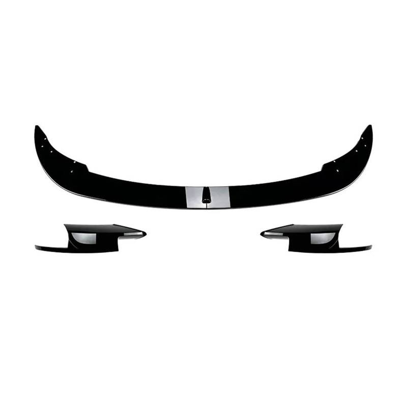 Spoilerlippe Für F10 F11 M5 2011-2017 Frontschürze Lippe Canard Nebelscheinwerfer Kühlergrill Spoiler Kinn Body Kit Schutz Außendiffusor Splitter Splitter(Gloss Black A B) von CEXBIRC