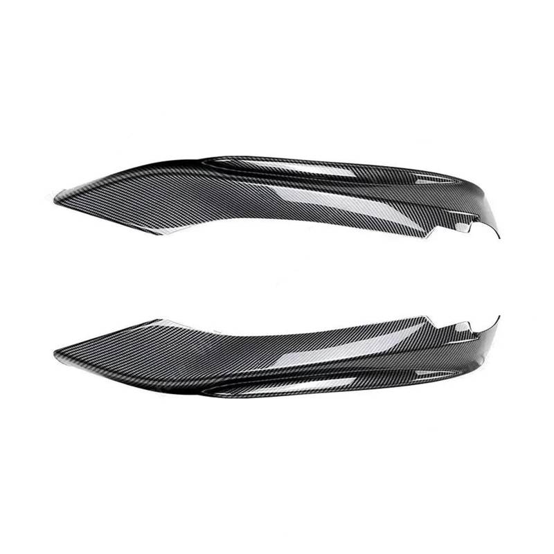 Spoilerlippe Für F32 F33 F36 420i 430i 420d M440i 2014-2020 MP Style Frontschürze Lippe Spoiler Splitter Diffusor Schutz Nachrüst-Body-Kit Splitter(Carbon Look Splitter) von CEXBIRC