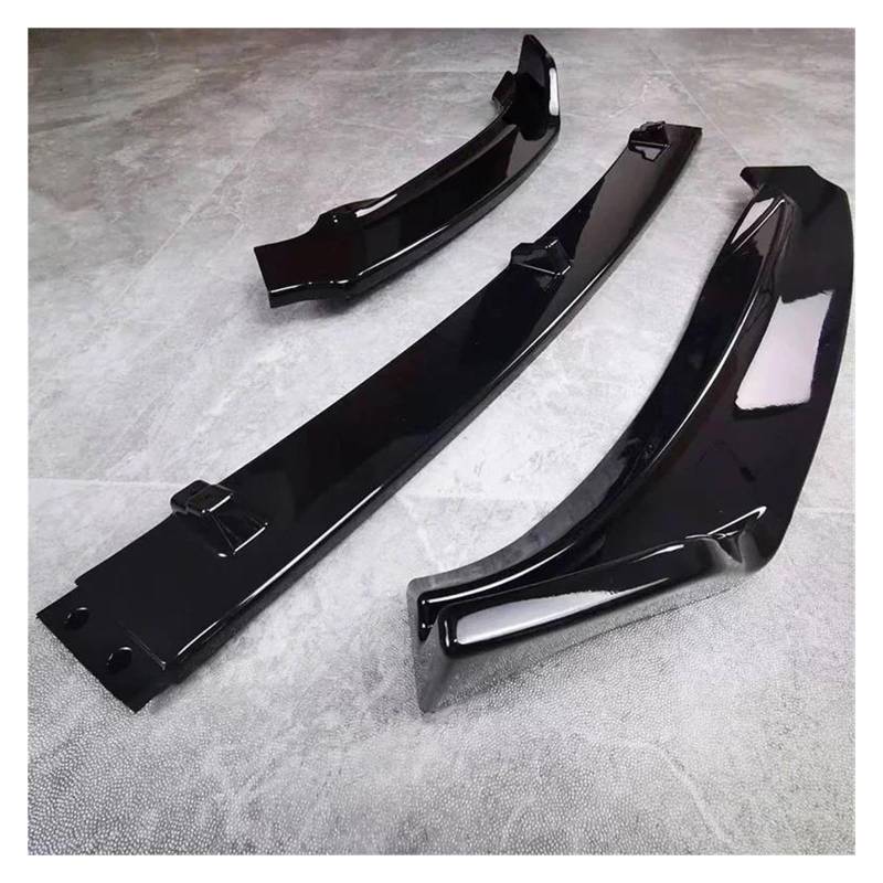 Spoilerlippe Für VW Für Passat B8 2014-2019 Auto Vorderen Stoßfänger Lip Spoiler Limousine Stoßstange Lip Guards Abdeckung Front Lip Cap Spoiler Bodykit Tuning Splitter(Glossy Black) von CEXBIRC