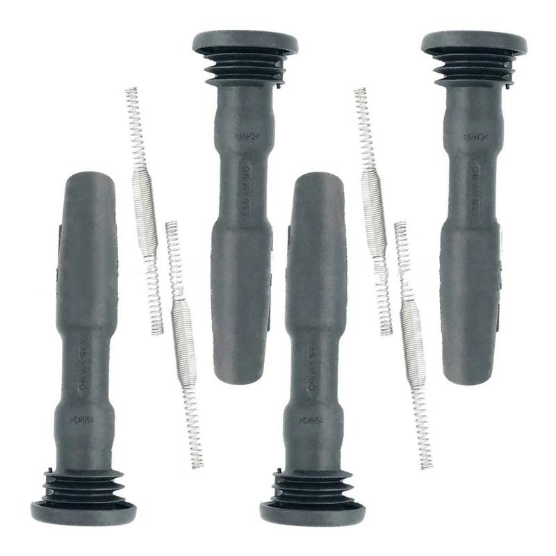 Stabzündspule 4 Pcs Zündspule Gummi Stiefel Mit Frühling Für Für A3 Q3 Für Skoda Für Octavia 2011-1,2 1,4 1,5 T 04e905199a Zündspulenmodul von CEXBIRC