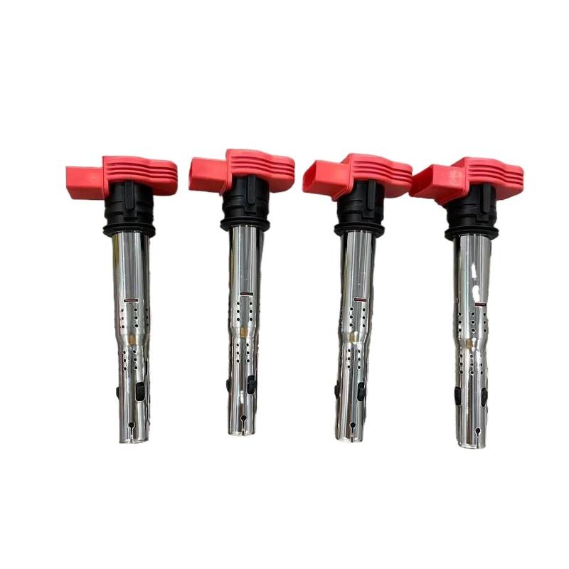 Stabzündspule 4Pcs Zündspule Für Für A3 Für A4 Für A5 Für A6 Für A7 Für A8 TT Für Q3 Für Q5 R8 06E905115E 07K905715F Zündspulenmodul von CEXBIRC