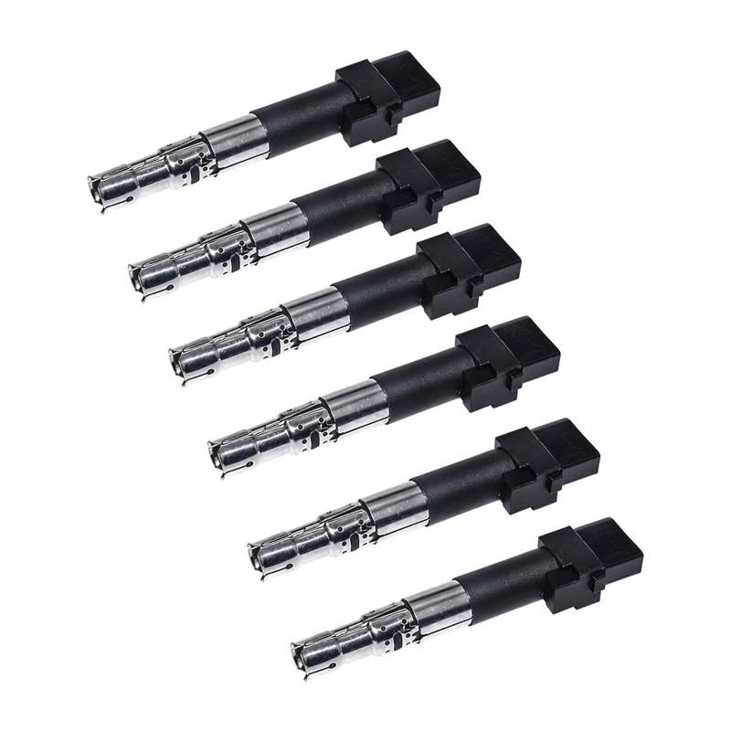 Stabzündspule 6Pcs Zündspulen Für Für A3 Für Q7 Für TT Für Quattro 022905100B UF531 Zündspulenmodul von CEXBIRC