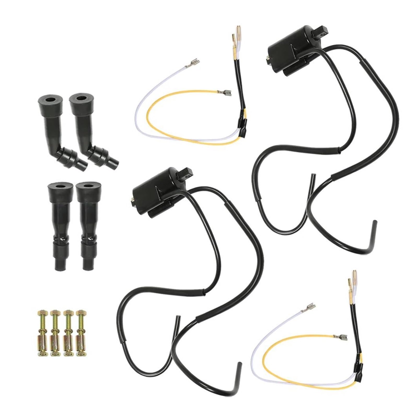 Zündungen Zündeinheit Für CB400F Für Super Für Sport CB 650 750 900 Motorrad Teile Zündspule Set 12 Volt 12 V von CEXBIRC