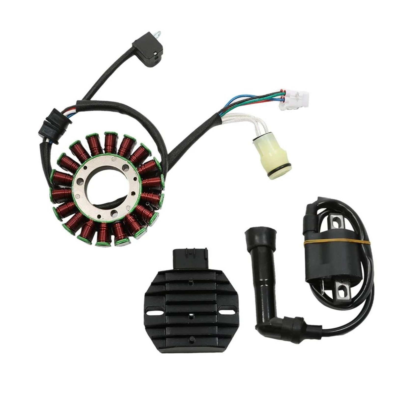 Zündungen Zündeinheit Stator & Regler Gleichrichter Für Für Raptor 660 Yfm660 2001 2002 2003 2004 2005 & Zündspule Motorrad Teile von CEXBIRC