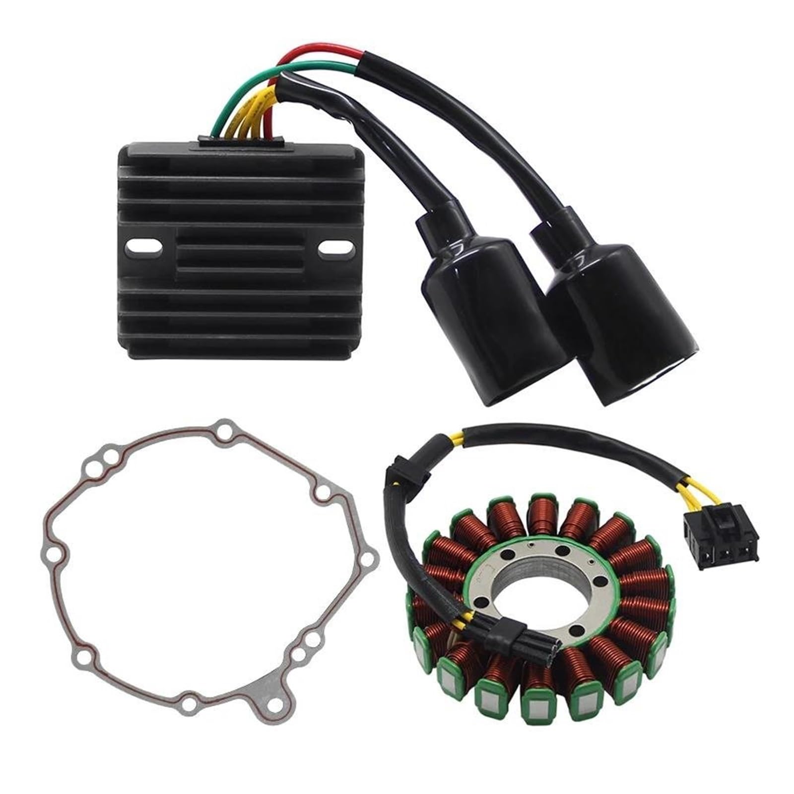 Zündungen Zündeinheit Zündung Magneto Stator Spule + Generator Abdeckung Dichtung Für CBR1000 CBR1000RR 2004-2007 2006 2005 Motorrad Spannungsreglergleichrichter von CEXBIRC