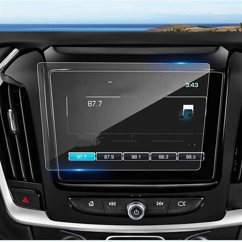 CFAYRLMS Displayabdeckung Kompatibel Mit Chevrolet Für Traverse 2018 2019 2020 2021 2022 2023 8 Zoll Autonavigations-Bildschirmschutzfolienaufkleber Autozubehör von CFAYRLMS