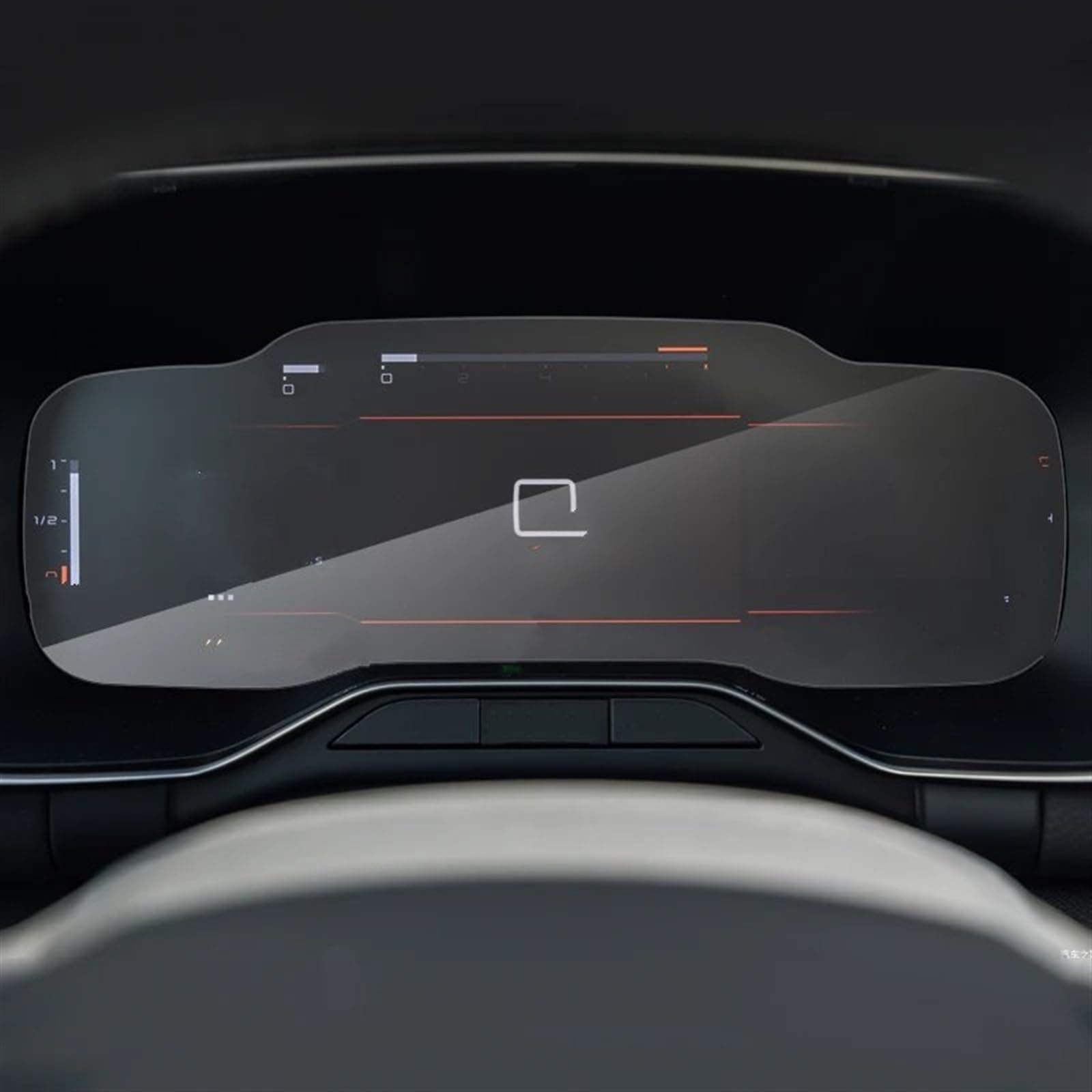 CFAYRLMS Displayabdeckung Kompatibel Mit Citroen Für C5 Für Aircross 2022 Auto-Innenraum-Mittelkonsole Transparente Schutzfolie Auto-Navigations-Schutzfolie von CFAYRLMS