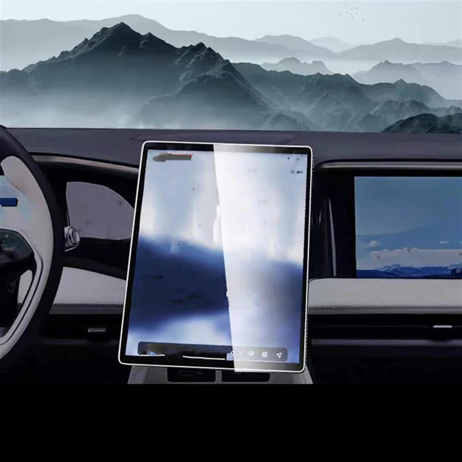 CFAYRLMS Displayabdeckung Kompatibel Mit Geely Für Galaxy L7 2023 2024 Navigationsdisplay-Schutzfolie Schutzfolie Aus Gehärtetem Glas Autozubehör(GPS) von CFAYRLMS