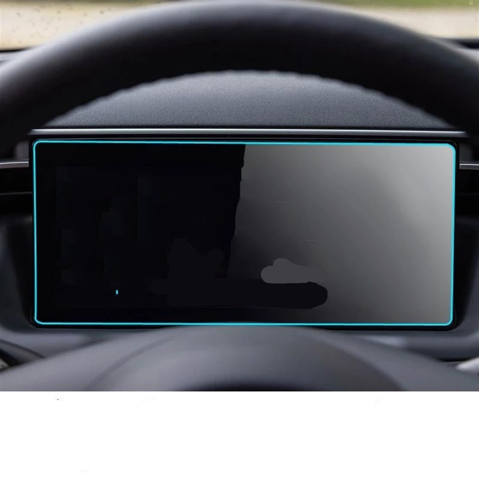 CFAYRLMS Displayabdeckung Kompatibel Mit Hyundai Für Santa Für Cruz 2022 Navigation Display Screen Schutz Film Center Control Schutz Film Auto Zubehör(for Instrument) von CFAYRLMS