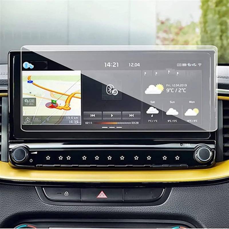 CFAYRLMS Displayabdeckung Kompatibel Mit Kia Für Ceed Für Xceed 2019 2020 2021 10,25 Zoll Auto-Innenraum-Armaturenbrett-Schutzfolie Schutzfolie Aus Gehärtetem Glas von CFAYRLMS