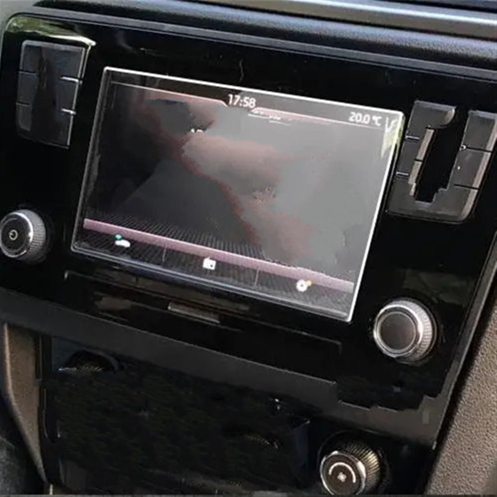 CFAYRLMS Displayabdeckung Kompatibel Mit Skoda Für Rapid Für Swing 3 2018 6,5 Zoll Auto Navigation Schutz Film Gehärtetem Glas Schutz Film Auto Zubehör von CFAYRLMS