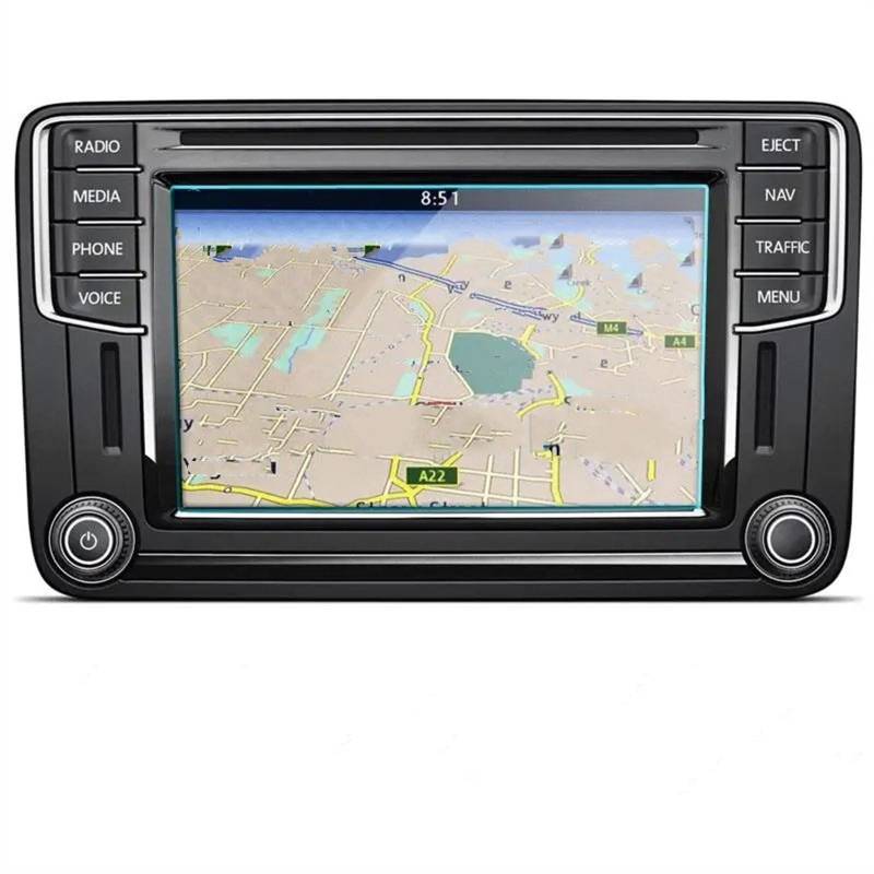 CFAYRLMS Displayabdeckung Kompatibel Mit VW Für Amarok Core V6 2018 2019 2020 2021 2022 Auto Innen Armaturenbrett Schutzfolie Navigation Display Schutzfolie von CFAYRLMS