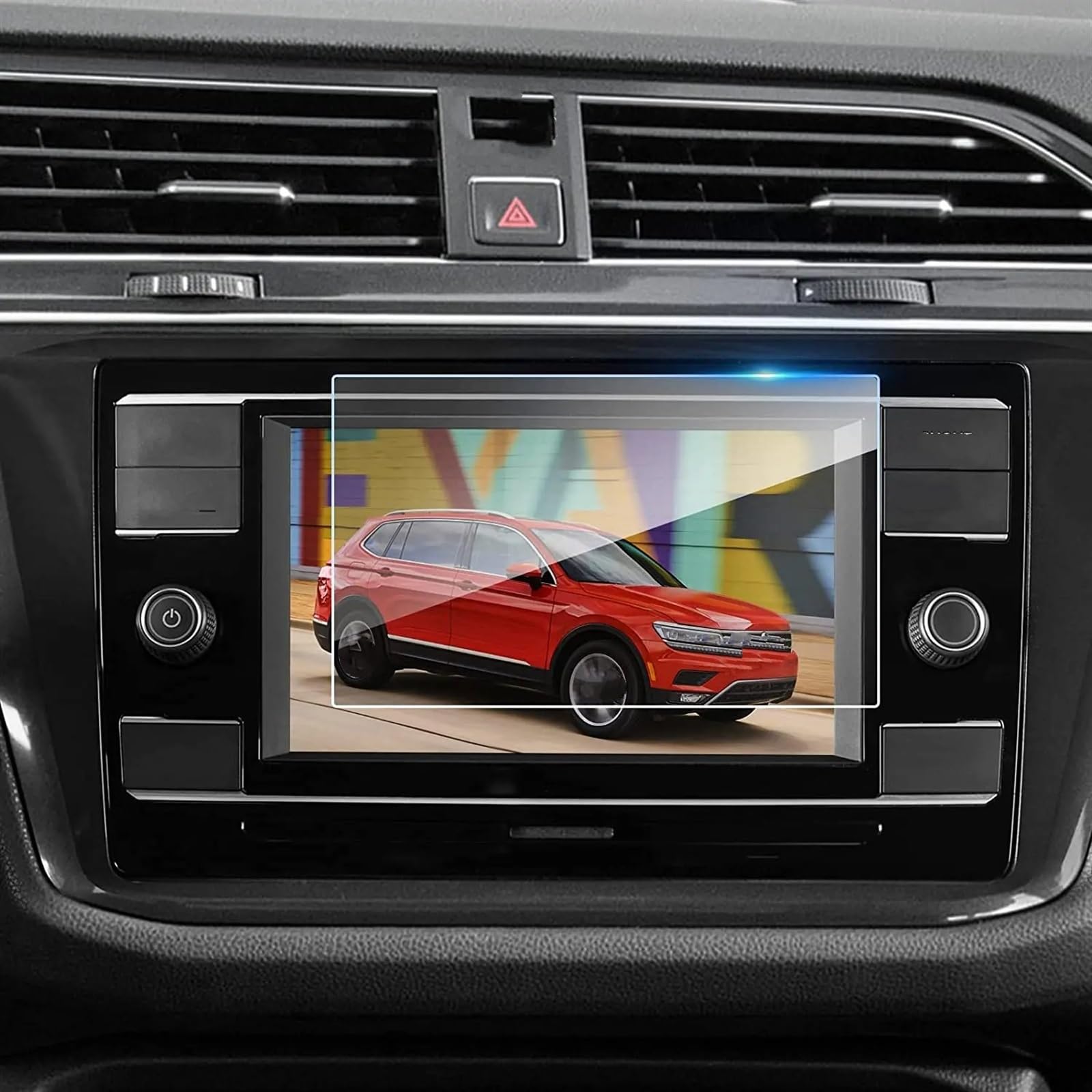 CFAYRLMS Displayabdeckung Kompatibel Mit VW Für Golf Alltrack S 2018 2019 6,5 Zoll Autoinstrument Transparente Schutzfolie Center Control Screen Schutzfolie von CFAYRLMS