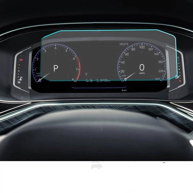 CFAYRLMS Displayabdeckung Kompatibel Mit VW Für Tiguan 2021 2022 Auto-Innenraum-Armaturenbrett-Schutzfolie Navigationsdisplay-Schutzfolie Autozubehör(for Instrument) von CFAYRLMS