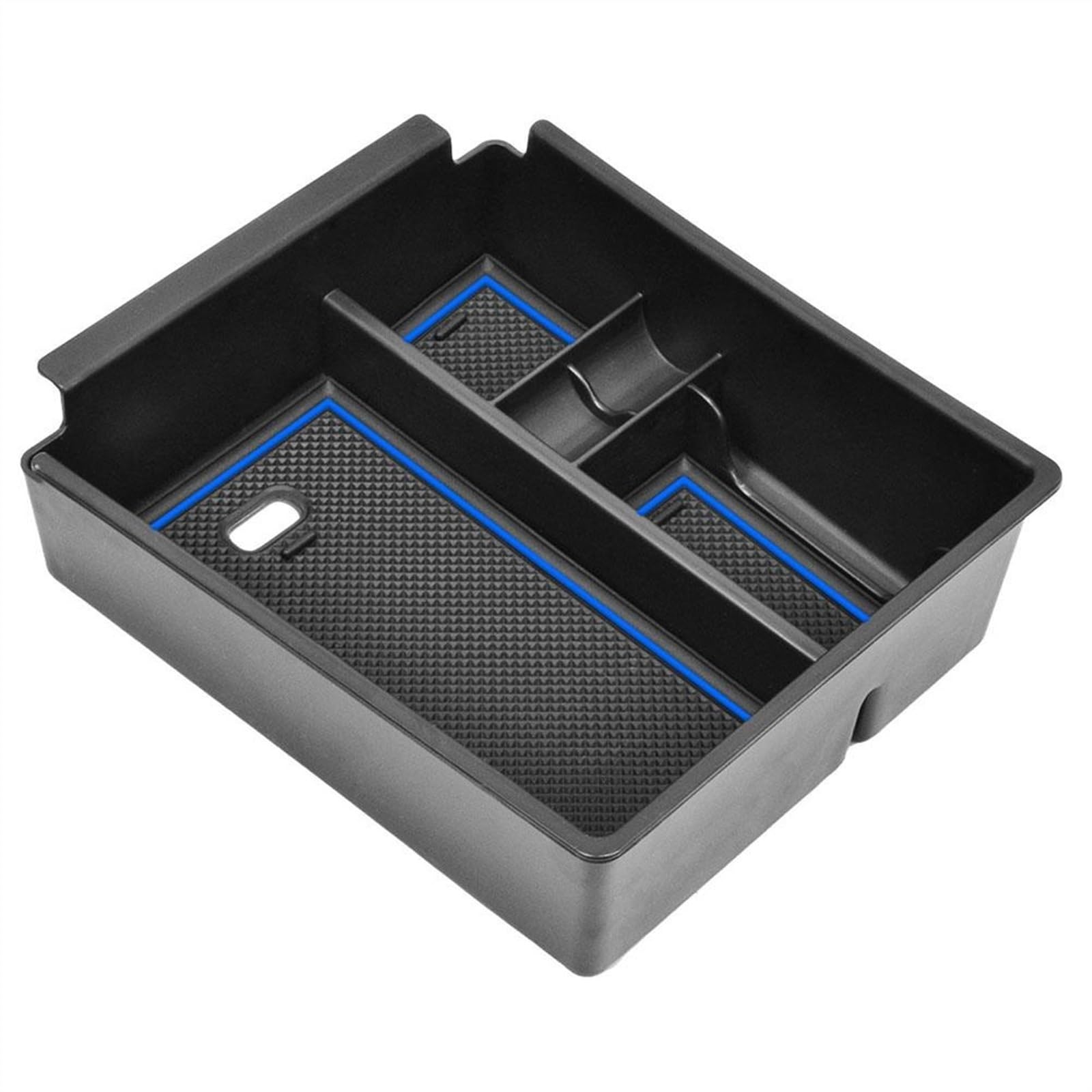 CFDEKOIB Armrest Storage Box Kompatibel Mit Hyundai Für Tucson 2022 Auto-Armlehnen-Aufbewahrungsbox Mittelkonsole Organizer Box Containerhalter Ablage Innenzubehör(Blue) von CFDEKOIB