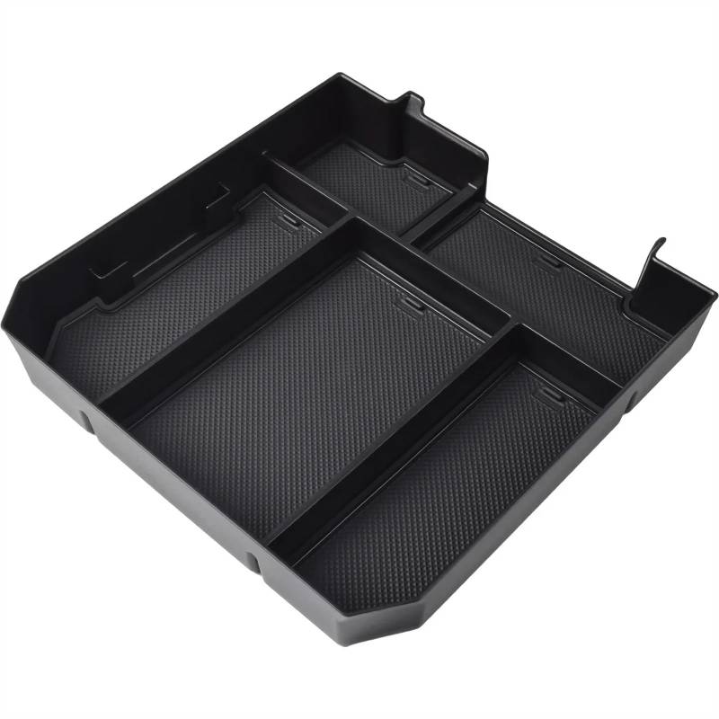 CFDEKOIB Armrest Storage Box Kompatibel Mit Toyota Für Tundra 2022 2023 Auto-Armlehnen-Aufbewahrungsbox Mittelkonsolen-Organizer Ablagebehälter Auto-Innenausstattung(Black) von CFDEKOIB