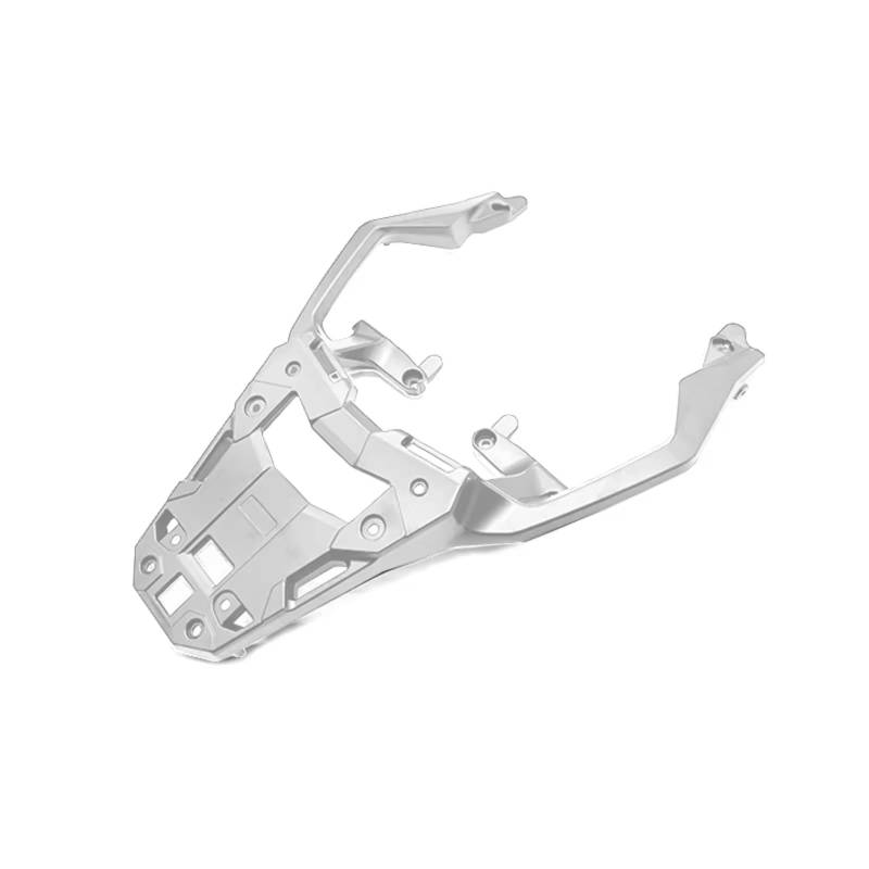 CFDEKOIB Motorrad Hinten Gepäckträger Für Forza 750 2021 2022 2023 2024 Motorrad Hinten Gepäck Lagerung Rack Träger Rahmen Abdeckung Panel Halter Für Regal Unterstützung(Silver) von CFDEKOIB