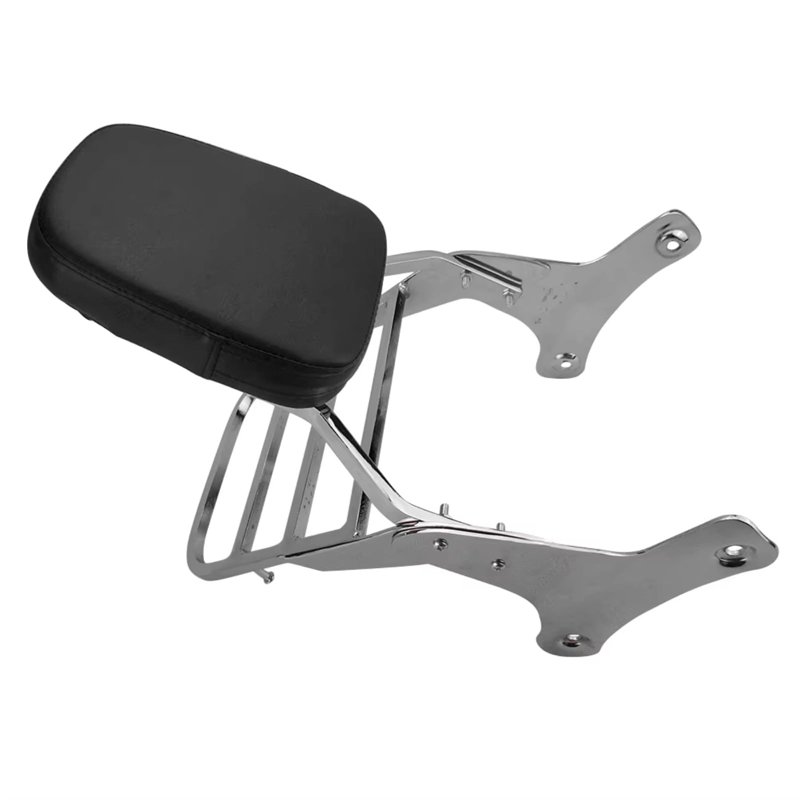 CFDEKOIB Motorrad Hinten Gepäckträger Für Shadow Für VT750 C2 RC44 VT400 1997-2003 Motorrad Gepäckträger Halterung Motorrad Rückenlehne Sissy Bar Gepäckträger Kissen Pad von CFDEKOIB