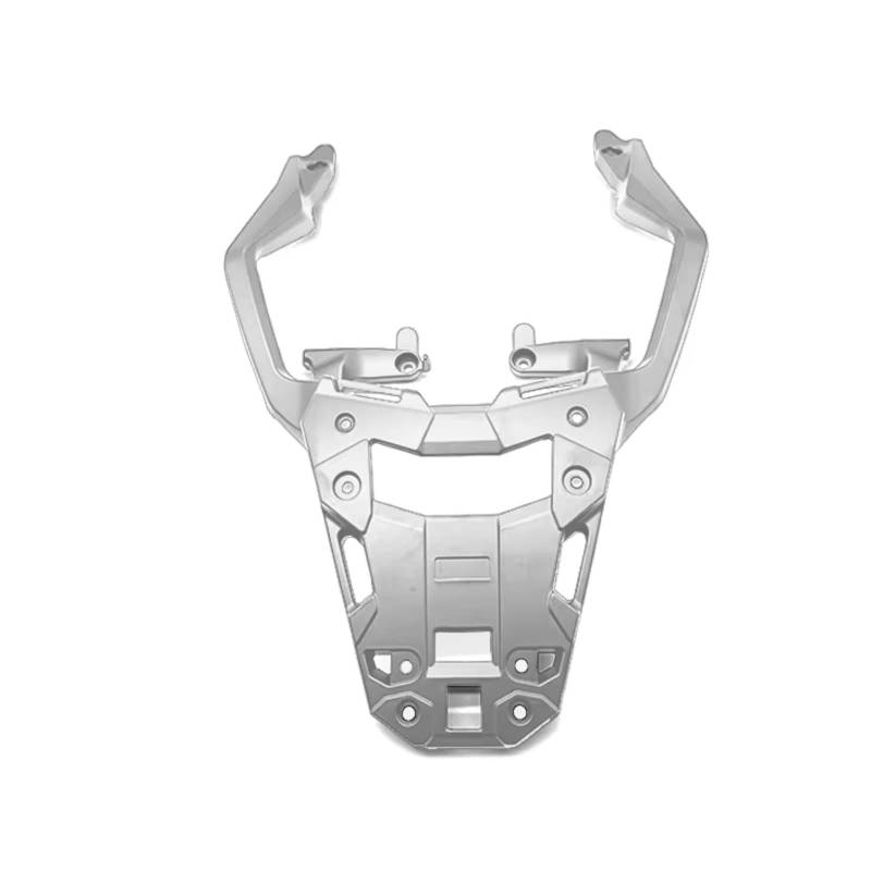 CFDEKOIB Motorrad Hinten Gepäckträger Für XADV-750 2021 2022 2023 2024 Motorrad Trunk Organizer Lagerung Rack Hinten Gepäck Rack Rahmen Abdeckung Panel Halter Für Regal Unterstützung(Silver) von CFDEKOIB