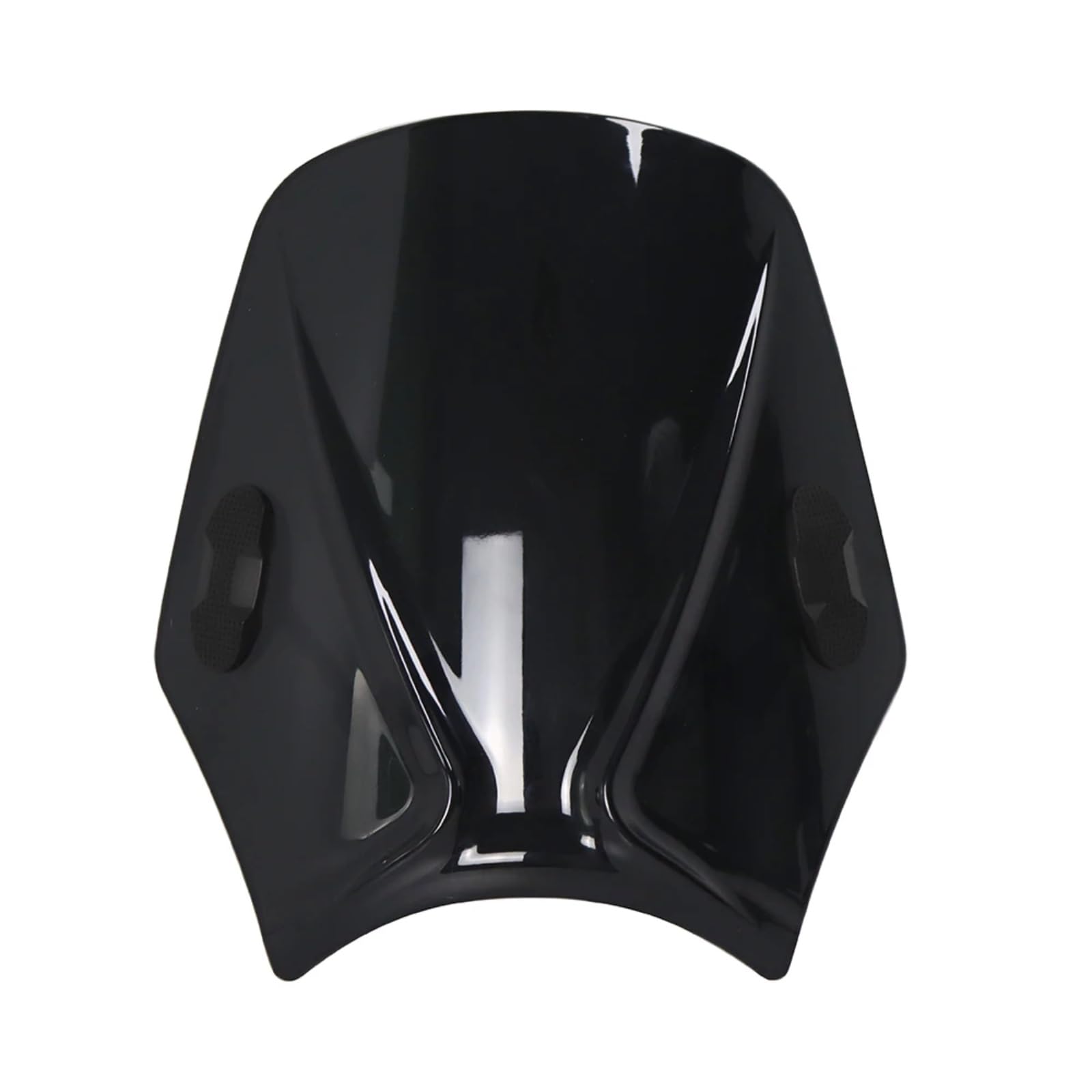 CFDEKOIB Motorrad Windschutzscheibe Für Eliminator 125 1998-2007 Motorrad Windschutzscheibe Runde Für Street Bikes Windschutzscheibe Bildschirm Motorrad Windschutzscheibe Spoiler(Black) von CFDEKOIB